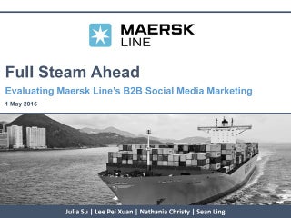 Group 04 Maersk Line Case Submission